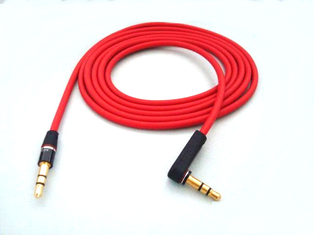 Replacement L-Shaped Audio Cable for SOLO Headphones Beats by Dr.Dre